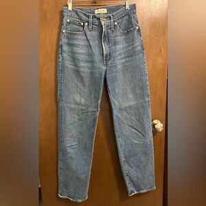 Madewell The Perfect Vintage Straight Leg Jeans Size 27
